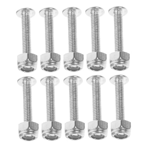 Kisangel 15 Stück Teiliges Befestigungsschrauben Verzinktem Eisen für Tischfußball Stabile Metallmuttern für Kickertisch Einfache Montage Erhöhte Spielfestigkeit für Foosball Spieler von Kisangel