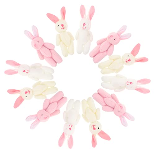 Kisangel 15 Stück Teiliges Plüsch Kaninchen Kleine Bewegliche Hasenanhänger in Rosa Weiß und Niedliche Deko für Taschen Schlüssel und Party Vielseitige Hasenornamente für Festliche Anlässe Kisangel 15 Stück Teiliges Plüsch Kaninchen Kleine Bewegliche Hasenanhänger in Rosa Weiß und Niedliche Deko für Taschen Schlüssel und Party Vielseitige Hasenornamente für Festliche Anlässe von Kisangel