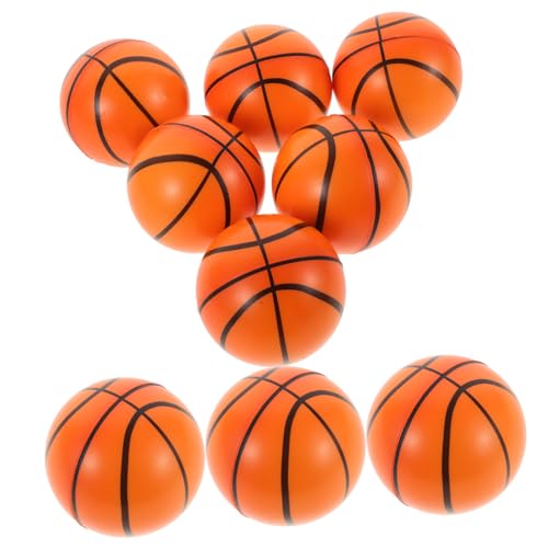 Kisangel 15Stücke Geschäumte Basketball Stressbälle Entspannungsbälle für Erwachsene PU Partys und Stressabbau Mini Bälle von Kisangel