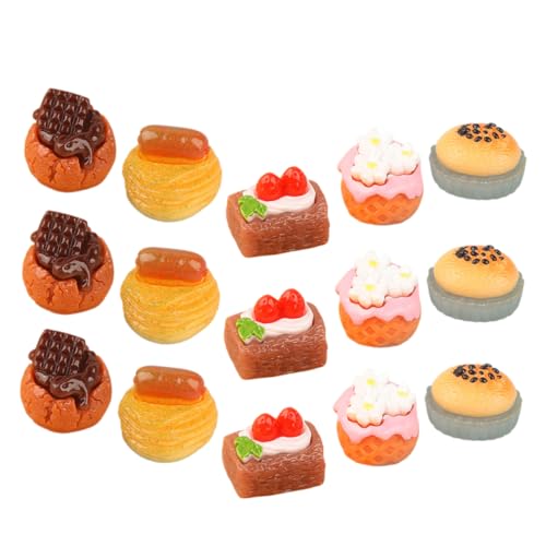 Kisangel 15Stücke Küchen Dekoration Künstliche Lebensmittelornamente Aus Realistische Puppenhaus Desserts Für Mini Und Kisangel 15Stücke Küchen Dekoration Künstliche Lebensmittelornamente Aus Realistische Puppenhaus Desserts Für Mini Und von Kisangel
