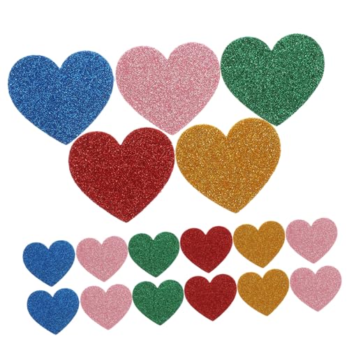 Kisangel 15Stücke Selbstklebende Glitzer Herzaufkleber Dekoration Für Bastelprojekte DIY Und Persönliche Gestaltung Leicht Abnehmbar Und Rückstandsfrei Für Autos Kisangel 15Stücke Selbstklebende Glitzer Herzaufkleber Dekoration Für Bastelprojekte DIY Und Persönliche Gestaltung Leicht Abnehmbar Und Rückstandsfrei Für Autos von Kisangel