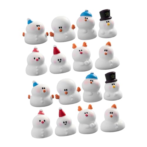 Kisangel 16 Mini Schneemann Figuren Weihnachts Miniatur Schneemann Statue Tortenaufsatz – Weihnachtsdekoration Mikrolandschaft Feengarten Puppenhaus DIY Basteldekoration Kisangel 16 Mini Schneemann Figuren Weihnachts Miniatur Schneemann Statue Tortenaufsatz – Weihnachtsdekoration Mikrolandschaft Feengarten Puppenhaus DIY Basteldekoration von Kisangel
