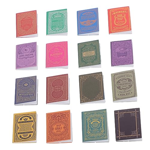 Kisangel 16 Stück Miniaturbücher Puppenhaus Zubehör Teiliges aus Klassischen Mini Büchern Realistische Spielzeuge für Kreative Rollenspiele für Puppenhaus Dekoration Kisangel 16 Stück Miniaturbücher Puppenhaus Zubehör Teiliges aus Klassischen Mini Büchern Realistische Spielzeuge für Kreative Rollenspiele für Puppenhaus Dekoration von Kisangel