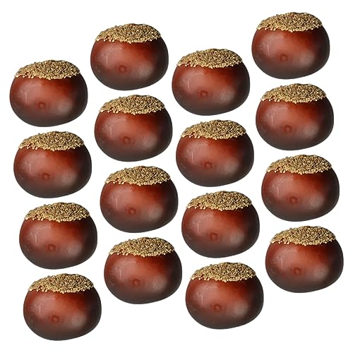 Kisangel 16 Stück Simulationsmuttermodell Dekorative Ornamente Gefälschtes Kastaniendekor Kleine Falsche Eicheln Gefälschte Kastaniendekoration Faux-nuss-Modelle Party Realistisch Schaum Kisangel 16 Stück Simulationsmuttermodell Dekorative Ornamente Gefälschtes Kastaniendekor Kleine Falsche Eicheln Gefälschte Kastaniendekoration Faux-nuss-Modelle Party Realistisch Schaum von Kisangel