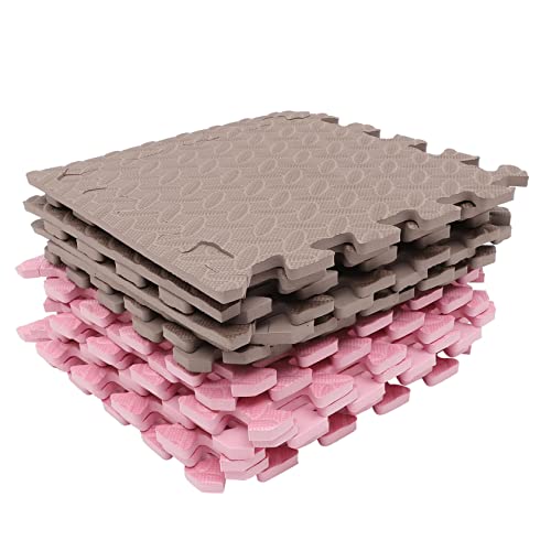 Kisangel 16 Stück Teiliges Krabbelmatte aus Farbigen Schaumstoff Pads für Kleinkinder Abwaschbar für Babyzimmer und Spielbereiche Kisangel 16 Stück Teiliges Krabbelmatte aus Farbigen Schaumstoff Pads für Kleinkinder Abwaschbar für Babyzimmer und Spielbereiche von Kisangel