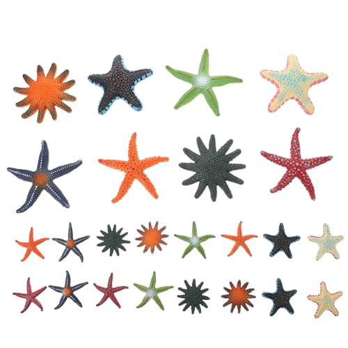 Kisangel 16 Stück Teiliges Meerestiere Deko Realistische Meeres Tier Figuren aus Weichem Material Lebendige Farben Kompakt und Platzsparend für Aquarium Deko Strandspiele und Pool von Kisangel