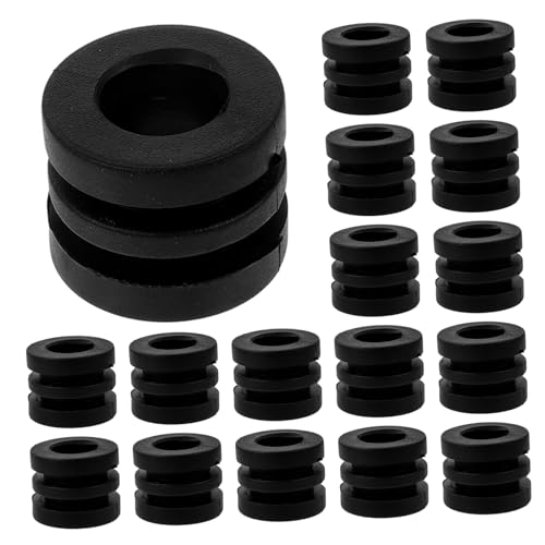 Kisangel 16 Stück Teiliges Set Tischfußball Zubehör Elastische Pufferpads für Tischfußballspiel Hochwertige Gummidichtungen für Optimale Spielleistung für Kicker und Tischfußballmaschinen von Kisangel