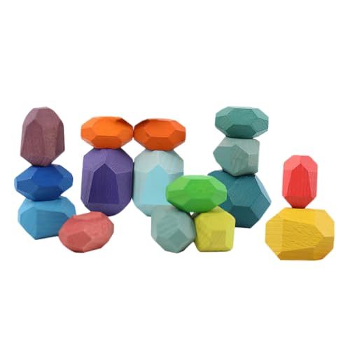 Kisangel 16 Stück - hühner kinderknallzeug holzbauklötze Kreatives Balancieren Gebäude Stapelspiel kinderspielzeug aus Holz Stapelblöcke hölzern Colorful Kisangel 16 Stück - hühner kinderknallzeug holzbauklötze Kreatives Balancieren Gebäude Stapelspiel kinderspielzeug aus Holz Stapelblöcke hölzern Colorful von Kisangel