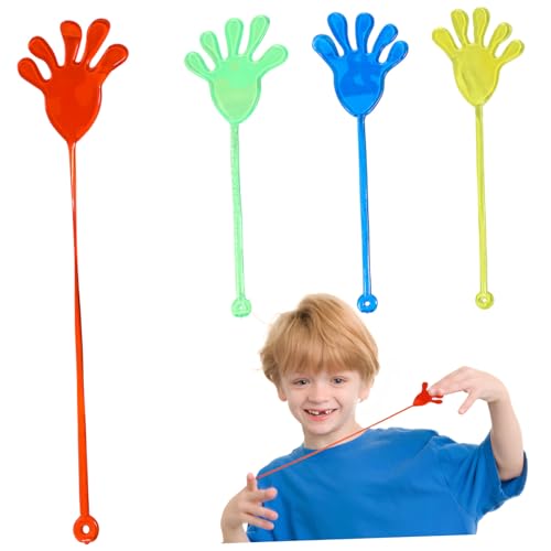 Kisangel 16Stücke Dehnbare Klebrige Hände Lustige Spielzeuge für Fördert Kreativität und Feinmotorik für Partygeschenke und Geburtstagsparty Zubehör von Kisangel