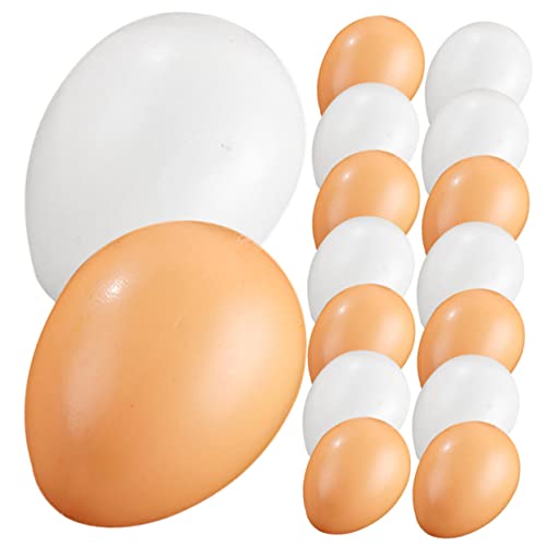 Kisangel 16Stücke Künstliche Eier Deko Für DIY Handgemalte Plastikeier Und Emulation Für Restaurant Und Landhausdekoration Kisangel 16Stücke Künstliche Eier Deko Für DIY Handgemalte Plastikeier Und Emulation Für Restaurant Und Landhausdekoration von Kisangel