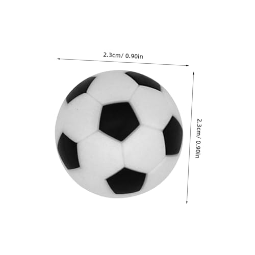 Kisangel 18 Stck Mini Tischfußballbälle Robuste Ersatzkugeln für Standard Tischkicker Leise und Langlebig für Erwachsene Praktische Nachfüllbälle für Tischfußballspiele von Kisangel
