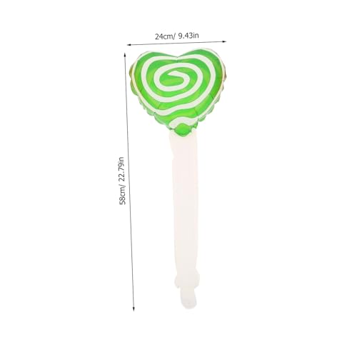 Kisangel 18 Stück Teiliges Candy Herzförmig Inflatable Candy Stick Partydeko für Geburtstagsfeiern Fotorequisiten in Gelb Rot Grün Leichte Tragbare Luftballons für Festliche Anlässe Kisangel 18 Stück Teiliges Candy Herzförmig Inflatable Candy Stick Partydeko für Geburtstagsfeiern Fotorequisiten in Gelb Rot Grün Leichte Tragbare Luftballons für Festliche Anlässe von Kisangel