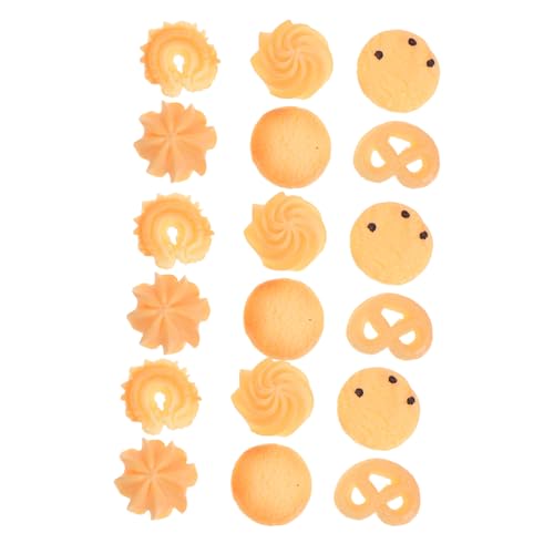 Kisangel 18 Stück Teiliges Künstliches Keksmodell aus Langlebigem PVC Realistische Bäckerei Deko und Fotorequisiten für Laden Haushalt und Schaufenster Geruchsfrei und Formstabil Kisangel 18 Stück Teiliges Künstliches Keksmodell aus Langlebigem PVC Realistische Bäckerei Deko und Fotorequisiten für Laden Haushalt und Schaufenster Geruchsfrei und Formstabil von Kisangel