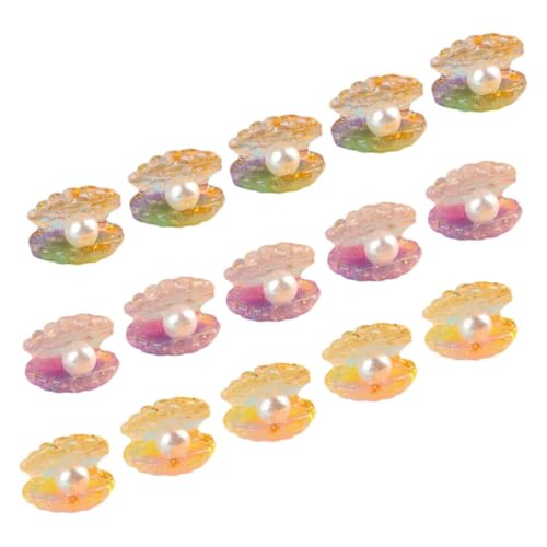 Kisangel 18 Stück Teiliges Leuchtender Miniatur Resin Muscheln mit Perlen Farbverlaufene DIY Dekoration Handgefertigte Glatte Figuren für Aquarium Garten Puppenhaus und Bastelprojekte Kisangel 18 Stück Teiliges Leuchtender Miniatur Resin Muscheln mit Perlen Farbverlaufene DIY Dekoration Handgefertigte Glatte Figuren für Aquarium Garten Puppenhaus und Bastelprojekte von Kisangel