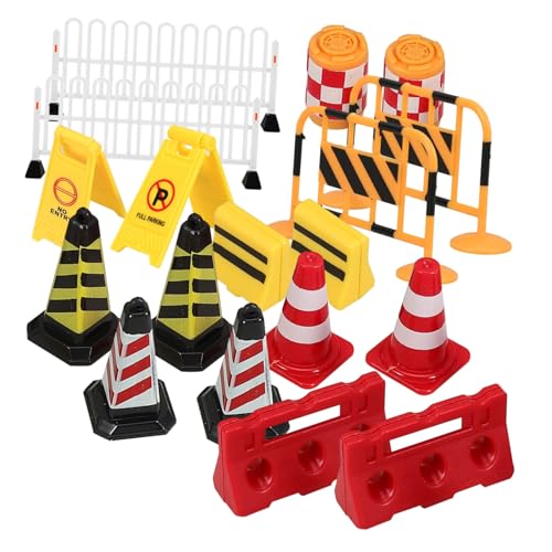 Kisangel 18 Stück Verkehrsbarrikadenschild Spielzeugstraßenschilder Zeichen Mini-barrikade Mini-straßensperren Miniatur Straßensperrenspielzeug Für Verkehrsszenen Party Abs Kisangel 18 Stück Verkehrsbarrikadenschild Spielzeugstraßenschilder Zeichen Mini-barrikade Mini-straßensperren Miniatur Straßensperrenspielzeug Für Verkehrsszenen Party Abs von Kisangel