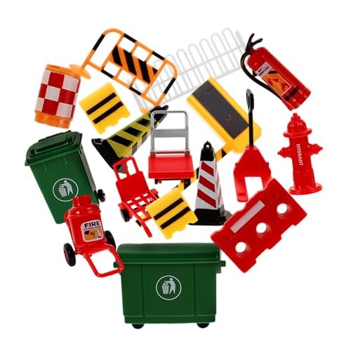Kisangel 19 Stück Teiliges Mini Verkehrsschilder aus Robustem Material Kompakt und Leicht Pädagogisches für Verkehrssicherheit und Eltern Junge Mädchen Interaktion Tragbar und Einfach zu von Kisangel