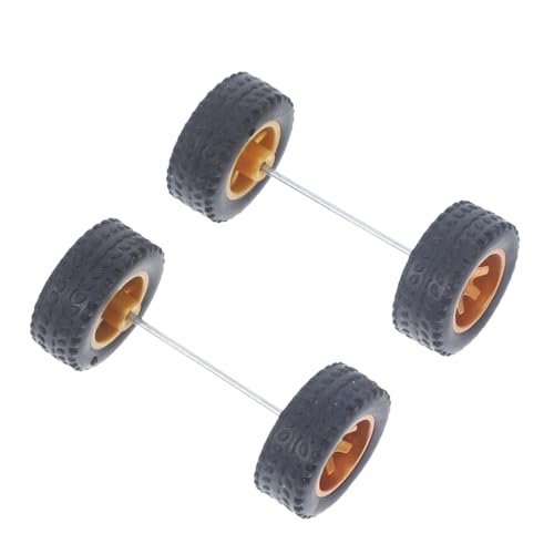 Kisangel 1Paar Spielzeugauto Austauschbar Gummireifen für Rc Autos Elegantes Design Leicht und Langlebig für Kognitive Modelle von Kisangel