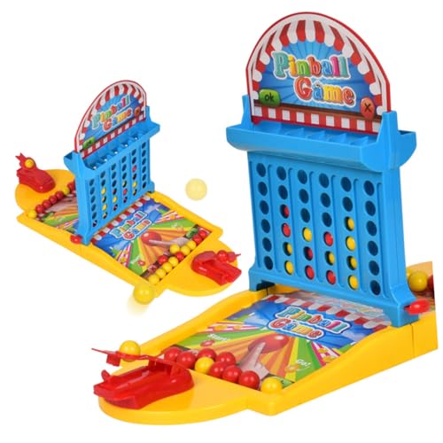 Kisangel 1Pc Auswurf Marmor Schach Basketball Desktop Spiel Hoop Büro Schreibtisch Sport Zufällige Farbe von Kisangel