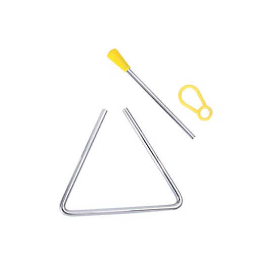 Kisangel 1Pc Kinderdreieck Eisen Unterricht Musikinstrumente Musikdreieck Musikalische Musik Schlaginstrument Silber Kisangel 1Pc Kinderdreieck Eisen Unterricht Musikinstrumente Musikdreieck Musikalische Musik Schlaginstrument Silber von Kisangel