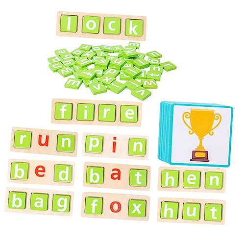 Kisangel 1Satz Alphabet Puzzle Für Lernspielzeug Sprachverständnis Und Kognitiven Fähigkeiten Interaktives Zur Stärkung Der Eltern Junge Mädchen Beziehung von Kisangel