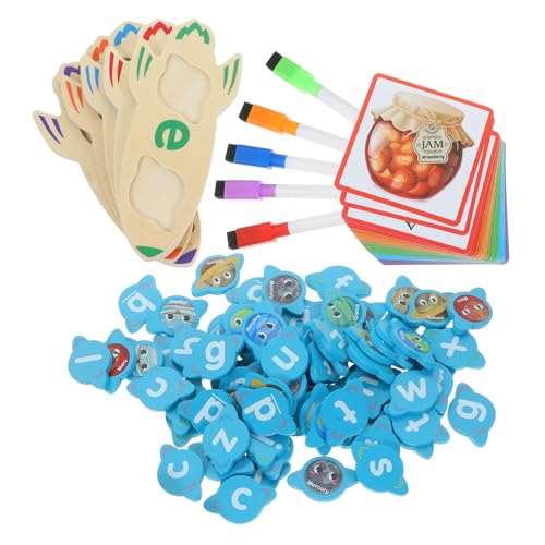 Kisangel 1Satz Alphabet Puzzle Für Lernspielzeug Zur Buchstabenerkennung Und Kognitiven Entwicklung Für Vorschule Und Grundschule Fördert Eltern Junge Mädchen Beziehung von Kisangel
