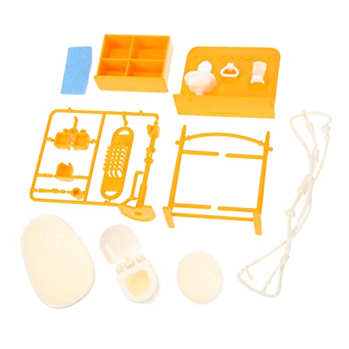 Kisangel 1Satz Badezimmer Für Puppenhaus Mit Badewanne Toilette Mini Möbel Für Kreative Spielwelten Für Jahren Kisangel 1Satz Badezimmer Für Puppenhaus Mit Badewanne Toilette Mini Möbel Für Kreative Spielwelten Für Jahren von Kisangel