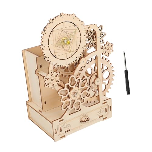 Kisangel 1Satz DIY Holz Puzzle Musikbox Stifthalter Bastelset Für Handgefertigter Stiftehalter Mit Für Kreative Und Musikliebhaber von Kisangel