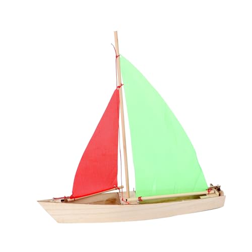Kisangel 1Satz DIY Holzboot für Handgefertigtes Montagespielzeug Hand Augen Koordination und Intellektuellen Entwicklung aus Sicherem Langlebigem Holz Farben Zufällig von Kisangel