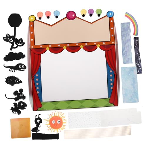 Kisangel 1Satz DIY Puppenset Für Schattenpuppenbühne Zum Geschichtenerzählen Und Interaktiven Lernen Kreative Bastelprojekte Und Wissenschaftliche Experimente von Kisangel
