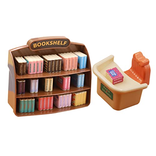 Kisangel 1Satz Dekorativen Miniaturmöbeln Für Puppenhäuser Winzige Bücherregaldekoration Für Kinderzimmer Für DIY Projekte Und Kreative Spielwelten Mini Hausmöbel Zubehör Kisangel 1Satz Dekorativen Miniaturmöbeln Für Puppenhäuser Winzige Bücherregaldekoration Für Kinderzimmer Für DIY Projekte Und Kreative Spielwelten Mini Hausmöbel Zubehör von Kisangel