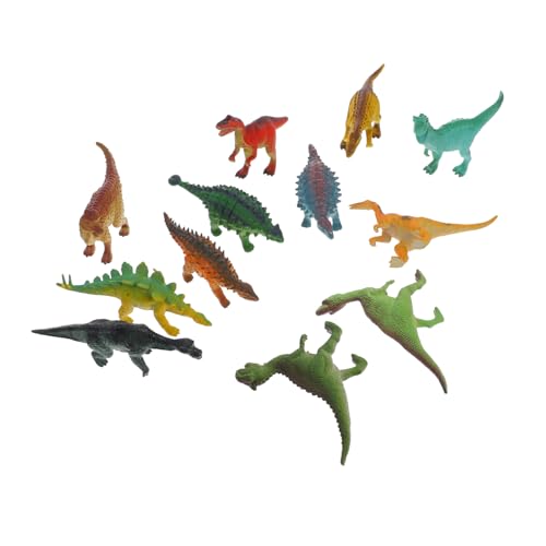 Kisangel 1Satz Dinosaurier Spielzeugset aus Teiliges für Triceratops und Stegosaurus Lernspielzeug Tierkognition und Kreativität von Kisangel