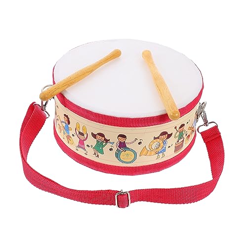 Kisangel 1Satz Doppelseitige Trommel Spielzeugset Pädagogisches Musikinstrument für Percussion für Musikalische Frühförderung und Kreative Kisangel 1Satz Doppelseitige Trommel Spielzeugset Pädagogisches Musikinstrument für Percussion für Musikalische Frühförderung und Kreative von Kisangel