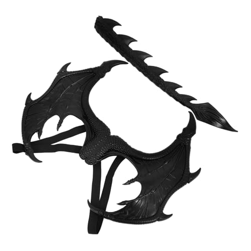 Kisangel 1Satz Drachenflügel Halloween Kostüm Zubehör für Cosplay Party Prop Kreatives Drachenkostüm für Mottopartys für Halloween Kisangel 1Satz Drachenflügel Halloween Kostüm Zubehör für Cosplay Party Prop Kreatives Drachenkostüm für Mottopartys für Halloween von Kisangel