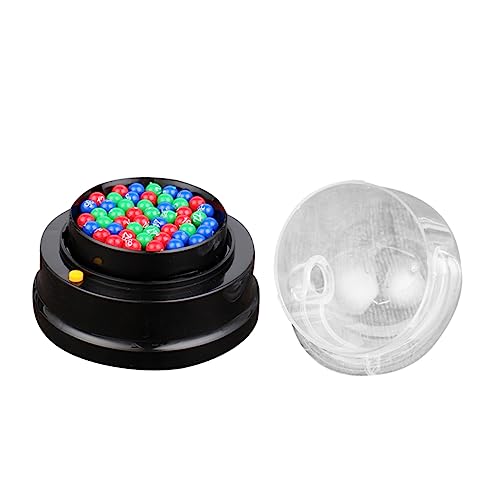 Kisangel 1Satz Elektrische Zahlenauswahlmaschine Mini Lotto Ballmaschine Für Partys Glücksspiele Und Veranstaltungen Handbetrieb Ohne Batterien Für Bunten Farben von Kisangel