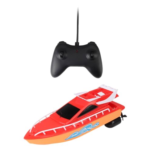 Kisangel 1satz Ferngesteuertes Speedboot Für Pool Und See Hochgeschwindigkeits-rc-Boot Mit Stabiler Für Erwachsene Einfache Handhabung Kein Akku Enthalten von Kisangel