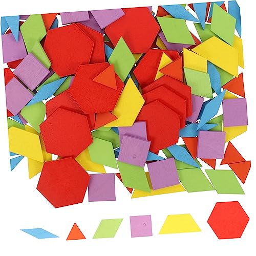 Kisangel 1Satz Farbenfrohes Holzpuzzle Set Teile Geometrisches Lernspielzeug Für Kreativität Und Hand Auge Koordination Für Vorschulkinder Kisangel 1Satz Farbenfrohes Holzpuzzle Set Teile Geometrisches Lernspielzeug Für Kreativität Und Hand Auge Koordination Für Vorschulkinder von Kisangel