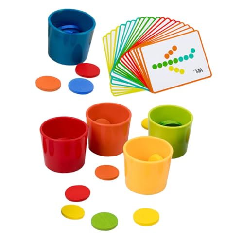 Kisangel 1Satz Farbsortierbecher Lernspielzeug Für Montessori Holzspielzeug Zur Farberkennung Kreativität Und Feinmotorik Fördern Für Kleinkinder Jahre Sicheres Kisangel 1Satz Farbsortierbecher Lernspielzeug Für Montessori Holzspielzeug Zur Farberkennung Kreativität Und Feinmotorik Fördern Für Kleinkinder Jahre Sicheres von Kisangel