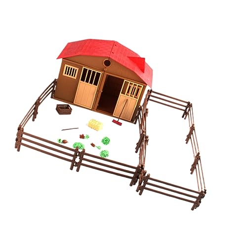Kisangel 1Satz Farmszene Spielset Für DIY Farm Modell Für Kreatives Sicheres Plastikmaterial Fördert Fantasie Und Kognitive Fähigkeiten Für Kinderzimmer Und Spielpartys von Kisangel