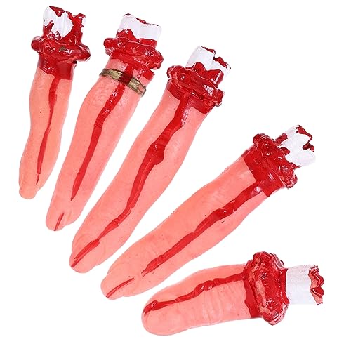 Kisangel 1Satz Finger Halloween Party Requisiten Realistische Künstliche Finger Für Cosplay Streiche Und Gruselige Dekorationen Für Halloween Events Kisangel 1Satz Finger Halloween Party Requisiten Realistische Künstliche Finger Für Cosplay Streiche Und Gruselige Dekorationen Für Halloween Events von Kisangel