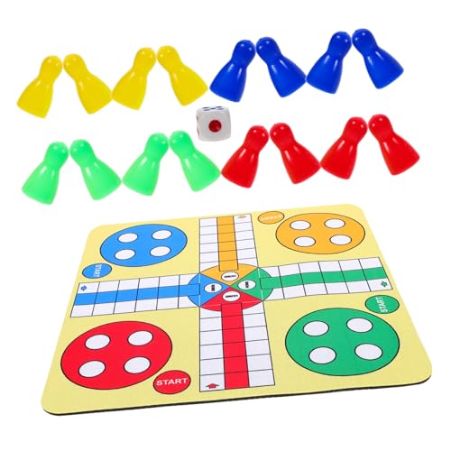 Kisangel 1Satz Fliegendes Schachspiel Interaktive Klappschachmatte Tragbares Brettspiel für Erwachsene für Reisen Partys und Freizeitaktivitäten Spielbrett von Kisangel