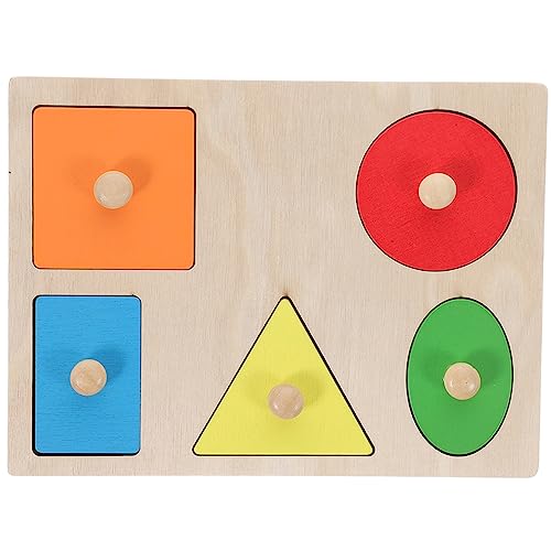 Kisangel 1Satz Formen Lernspielzeug Für Montessori Puzzle Zur Farben Und Formenerkennung Festivalgeschenk Für Jungen Und Ab Jahren von Kisangel