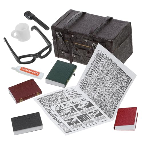 Kisangel 1Satz Gepäckkoffer Set Aus Holz Vintage Für Häuser Puppenhaus Zubehör Stilvoller Koffer Für Kreative Deko Kisangel 1Satz Gepäckkoffer Set Aus Holz Vintage Für Häuser Puppenhaus Zubehör Stilvoller Koffer Für Kreative Deko von Kisangel