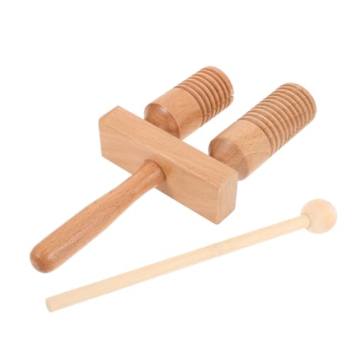 Kisangel 1Satz Guiro für Kleinkinder aus Holz Rhythmusinstrument mit Einfachem Design Fördert Kreativität und Musikalische Entwicklung für Frühkindliche Bildung und Spielspaß von Kisangel