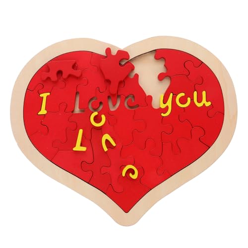 Kisangel 1Satz Handgemachtes Puzzle Für Valentinstag Hochzeit Und Jubiläen Kreatives Für Großes Herzform Puzzle Als Deko Für Feiern Und Anlässe von Kisangel