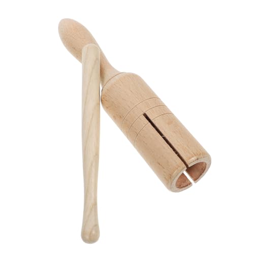 Kisangel 1Satz Holz Guiro Für Pädagogisches Musikinstrument Für Kleinkinder Für Frühe Bildung Fördert Rhythmus Und Motorikfähigkeiten Mit Glatter Oberfläche Und Sicherem Design von Kisangel