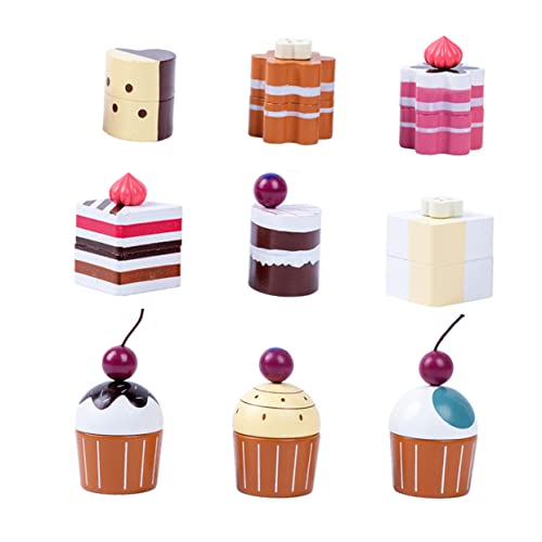 Kisangel 1Satz Holz Kuchenstützen Künstliche Dessert Dekoration für Realistische Foto Requisiten für Partys und Festlichkeiten als für Mädchen und Jungen Kisangel 1Satz Holz Kuchenstützen Künstliche Dessert Dekoration für Realistische Foto Requisiten für Partys und Festlichkeiten als für Mädchen und Jungen von Kisangel