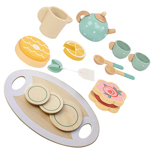 Kisangel 1Satz Holz Tee Set Für Teiliges Tee Set Für Kleinkinder Rollenspiel Für Teeparty Leuchtende Farben Fördert Fantasie Und Eltern Beziehung Sicher Und Langlebig Kisangel 1Satz Holz Tee Set Für Teiliges Tee Set Für Kleinkinder Rollenspiel Für Teeparty Leuchtende Farben Fördert Fantasie Und Eltern Beziehung Sicher Und Langlebig von Kisangel