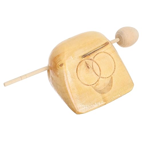 Kisangel 1Satz Holzfisch Tempelblock Mit Schlägel Musikalisches Für Kleinkinder Holz Percussion Instrument Lustiges Musikspielzeug Aus Massivem Kiefernholz von Kisangel