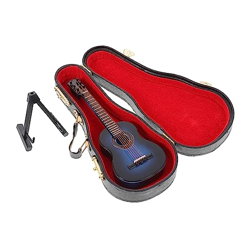 Kisangel 1Satz Holzgitarre Modell Mit Puppenhaus Dekoration Klassisches Sicheres Holzmaterial Für Wohnzimmer Und Kinderzimmer Sammler Kisangel 1Satz Holzgitarre Modell Mit Puppenhaus Dekoration Klassisches Sicheres Holzmaterial Für Wohnzimmer Und Kinderzimmer Sammler von Kisangel