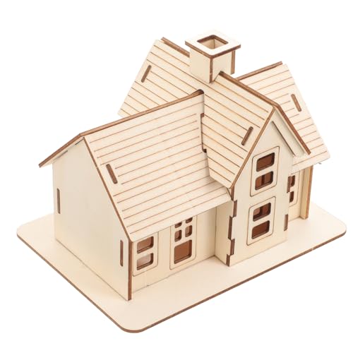 Kisangel 1Satz Holzhaus Puzzle DIY Bausatz Für Kreatives Modellhaus Zum Zusammenbauen Für Geburtstage Und Partys Und Unterhaltsam Kisangel 1Satz Holzhaus Puzzle DIY Bausatz Für Kreatives Modellhaus Zum Zusammenbauen Für Geburtstage Und Partys Und Unterhaltsam von Kisangel